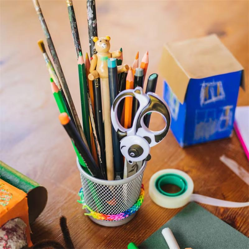 Fiskars Animals Kinderschere 13cm Motiv Panda 4+